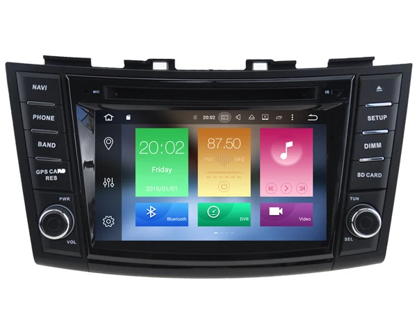 Android 8 0 автомобильный DVD GPS для SUZUKI SWIFT 2011-2015 поддержка DVR WIFI DSP DAB OBD Octa Core 4 Гб RAM 32 ROM |