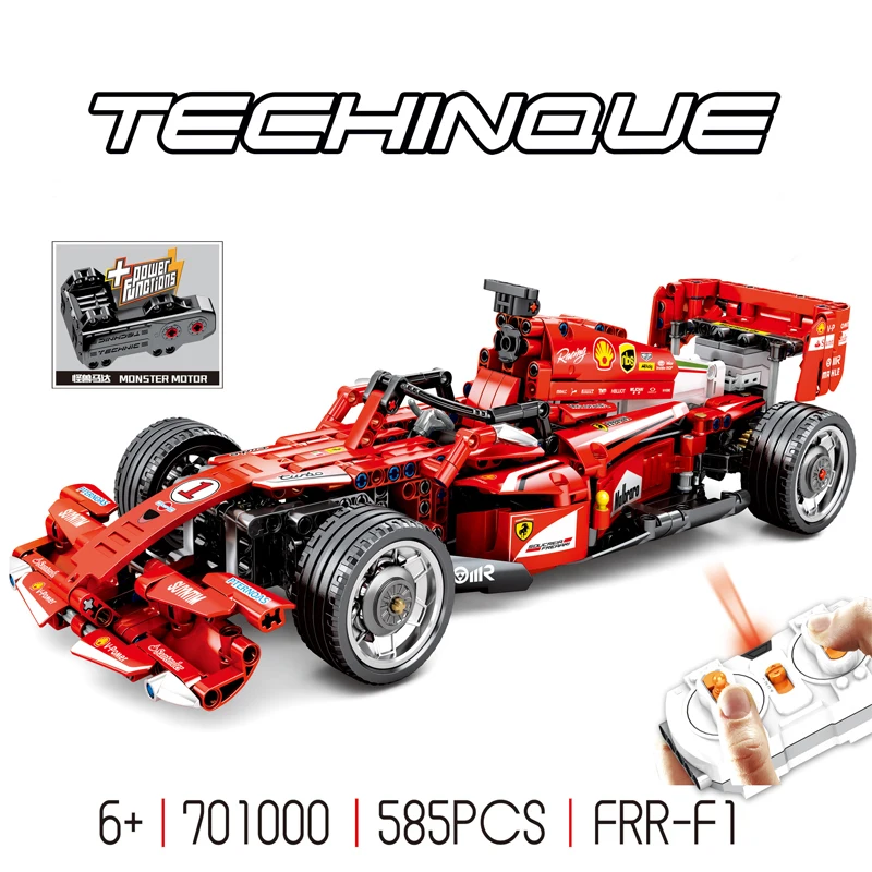 701000 Technic F1 гоночный автомобиль MOC Legoings дистанционное управление RC | Блочные конструкторы -33013895327