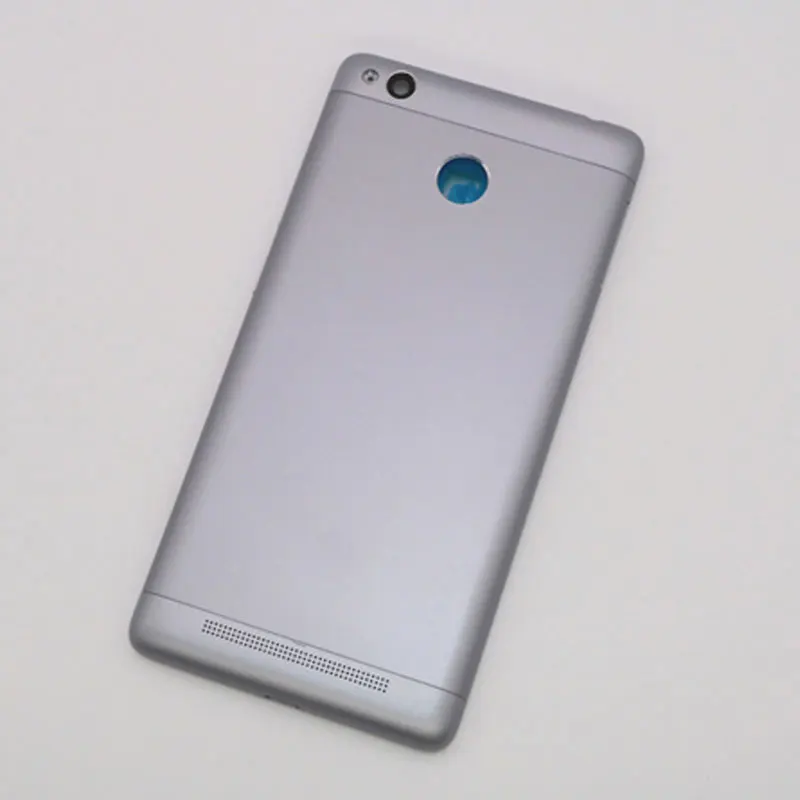 3s 3 pro Prime Gray Крышка батарейного отсека для Xiaomi Redmi 3 3s 3 pro Prime 5'0 дюймов задняя крышка батарейного отсека Корпус Крышка+ Кнопка громкости запасные части - Цвет: 3s 3 pro Prime Gray