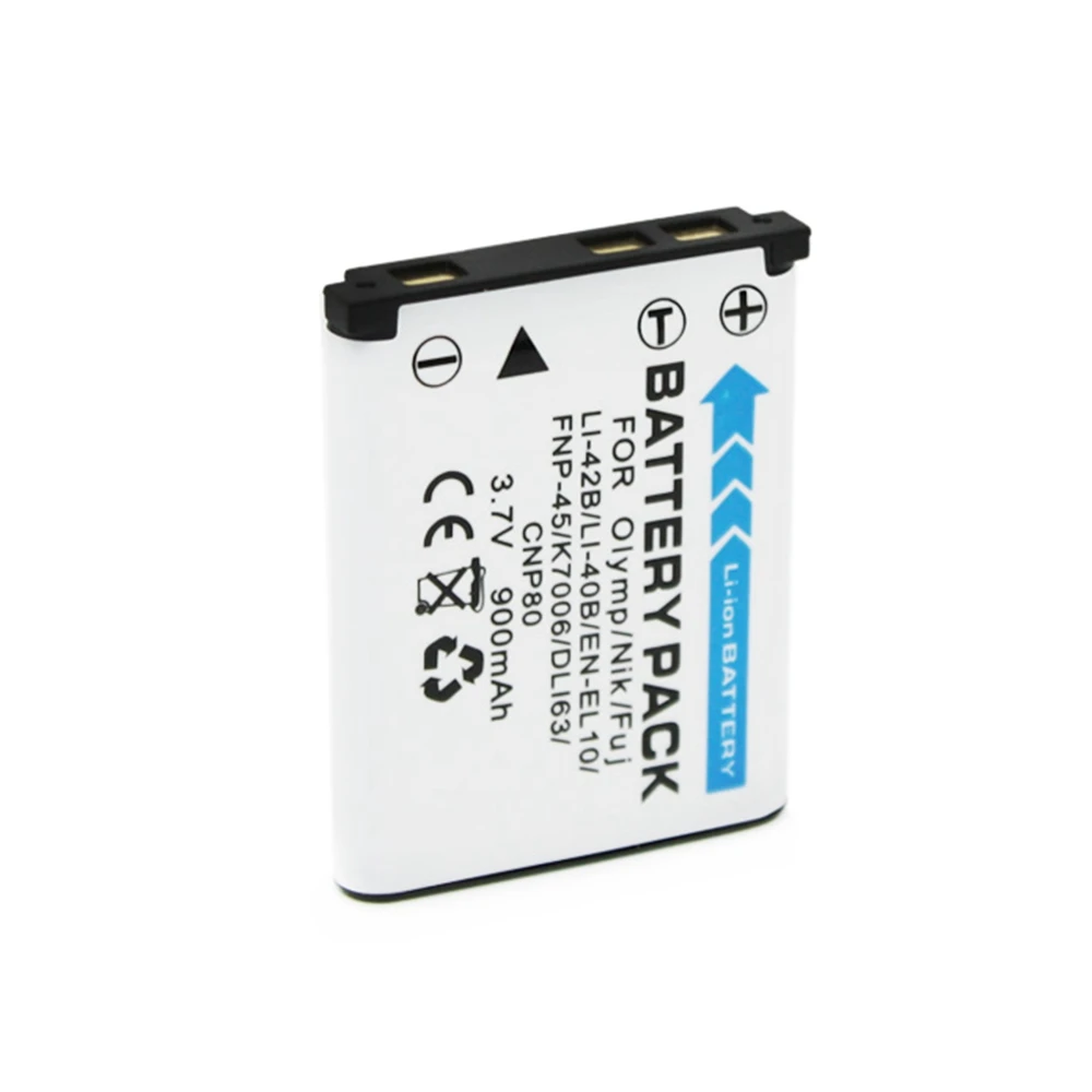 Аккумулятор WHCYonline для камеры Nikon S80 900 мА/ч S200 S203 S210 S220 S230 S500 с аккумулятором