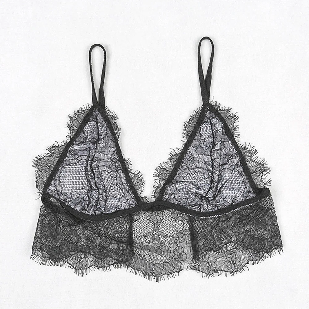 Модные пикантные Черные Бюстгальтеры Для женщин 2018 Новинка Лидер продаж для