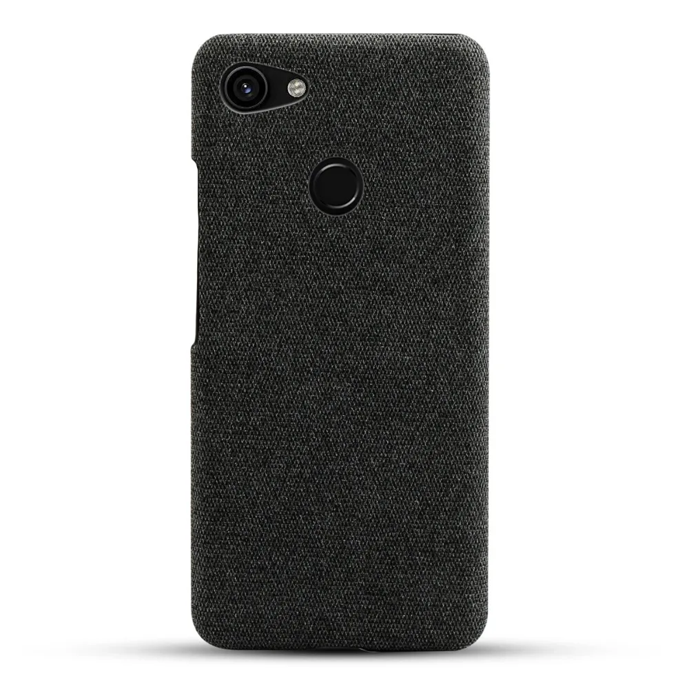 Для Google Pixel 3A 3A XL чехол тонкий ретро тканые ткани против царапин Жесткий PC задняя крышка для Google Pixel 3 3 XL 2 XL 4 Чехол