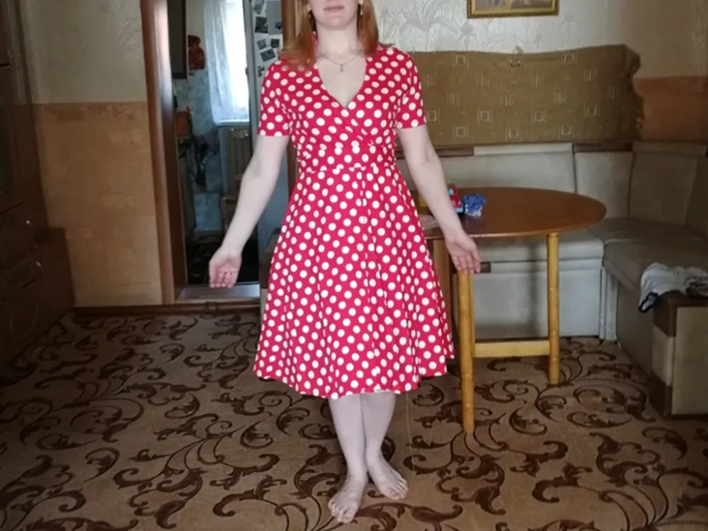 Joineles размера плюс 4XL женское ретро платье 50s 60s винтажное рокабилли Свинг feminino vestidos V образным вырезом с коротким рукавом платье в горошек