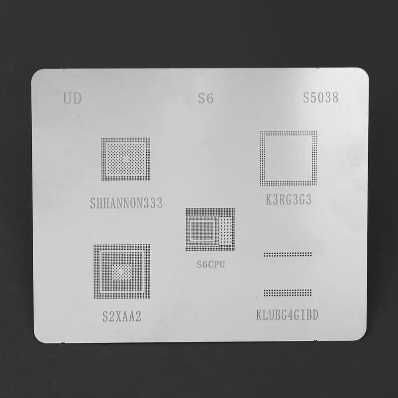 9 шт./компл. IC чип BGA набор трафаретов оловянный солдат шаблон для samsung