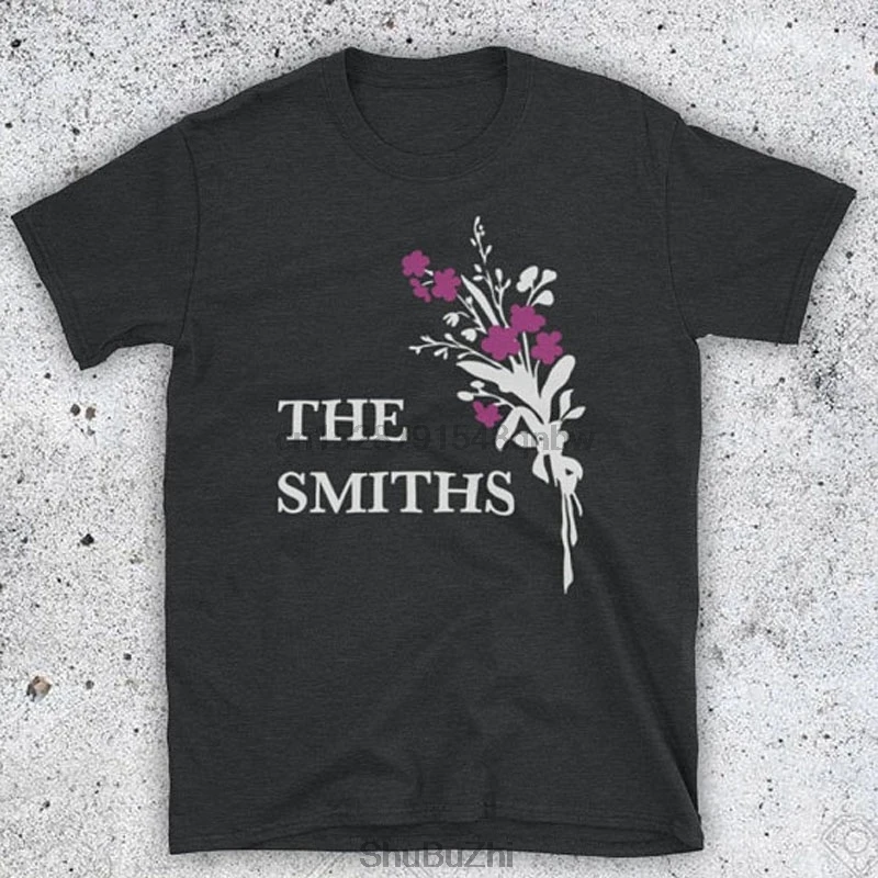 Футболка мужская хлопковая не официальная в стиле The Smiths Flower Morrissey Marr Летний стиль