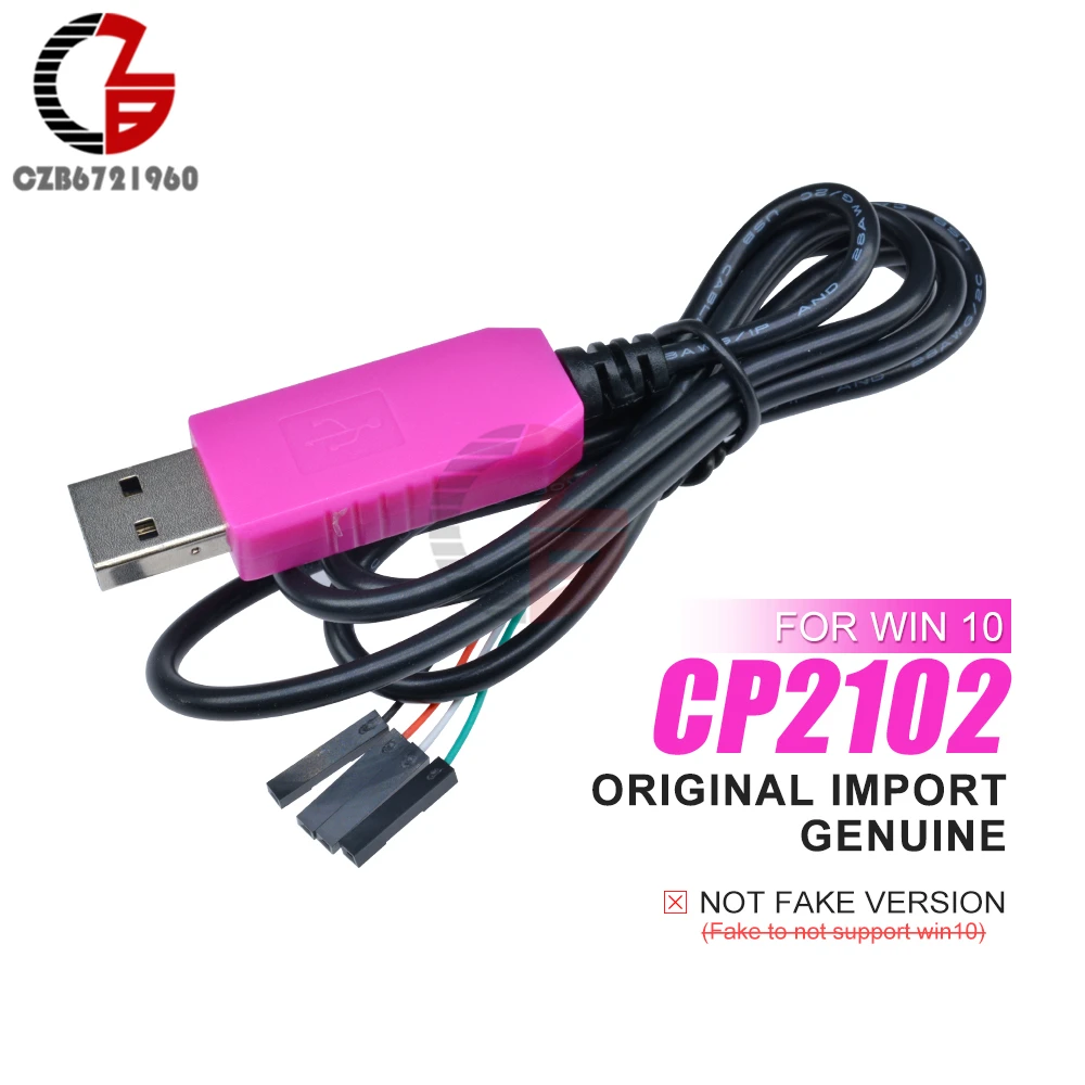Оригинальный 1 м CP2102 USB к TTL последовательный кабель СКАЧАТЬ консоль отладки