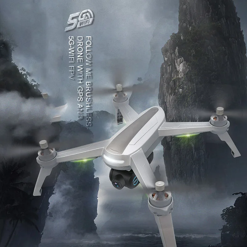 Новый Дрон с камерой 1080P Wi Fi FPV GPS позиционирование удержание высоты RC вертолеты