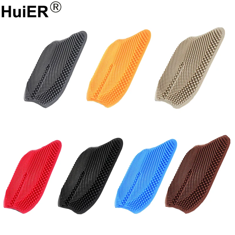 

HuiER, 1 шт., высокая силиконовая подушка для сиденья автомобиля, 7 цветов, дышащие противоскользящие автомобильные чехлы на сиденья машины, ков...