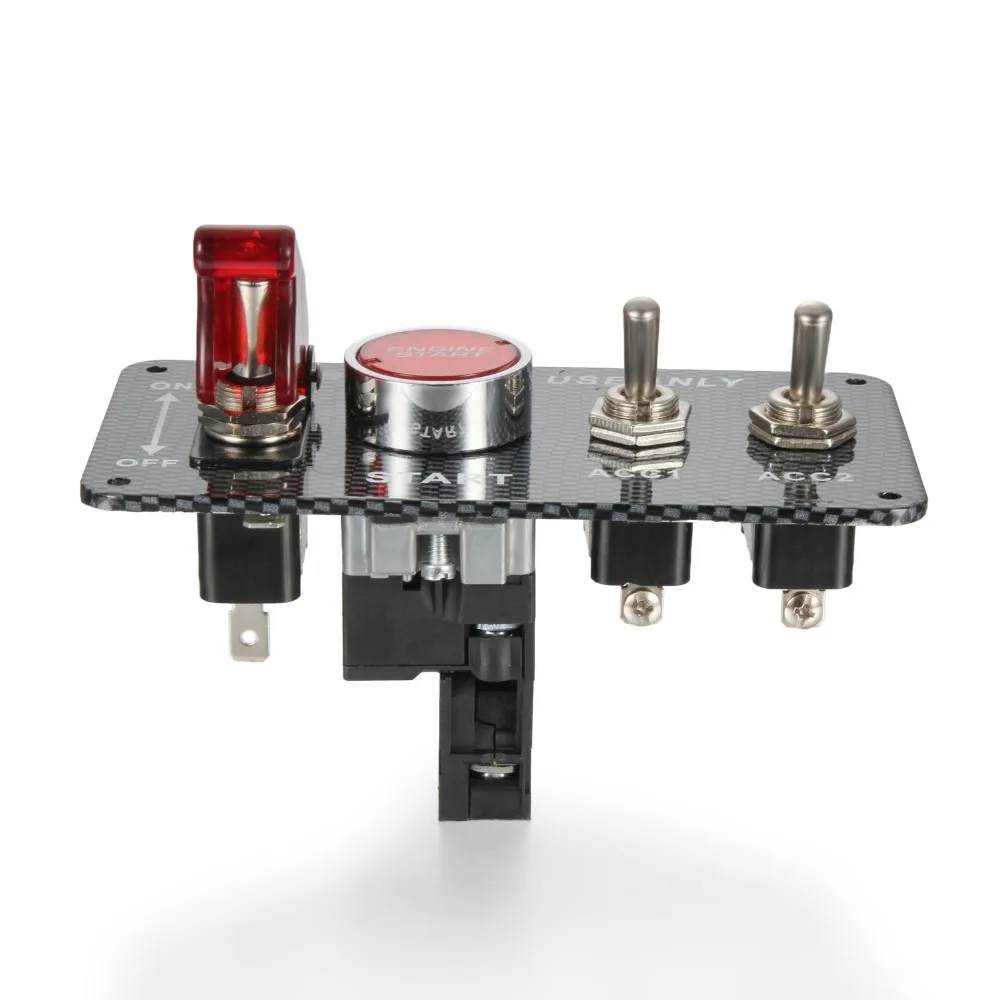 Автомобильный переключатель зажигания 12 в панель двигателя Переключатель старт