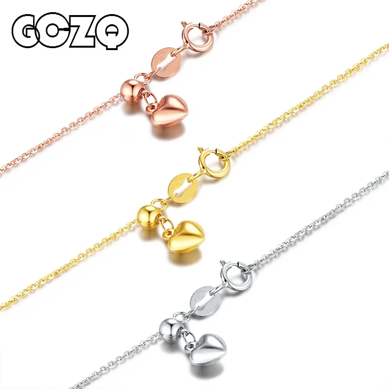 GCZQ Genuine 18K White/Yellow/Rose Gold Chain 1.4g Arbitrarily adjustable Necklace Gold Chain Pure Gold Necklace