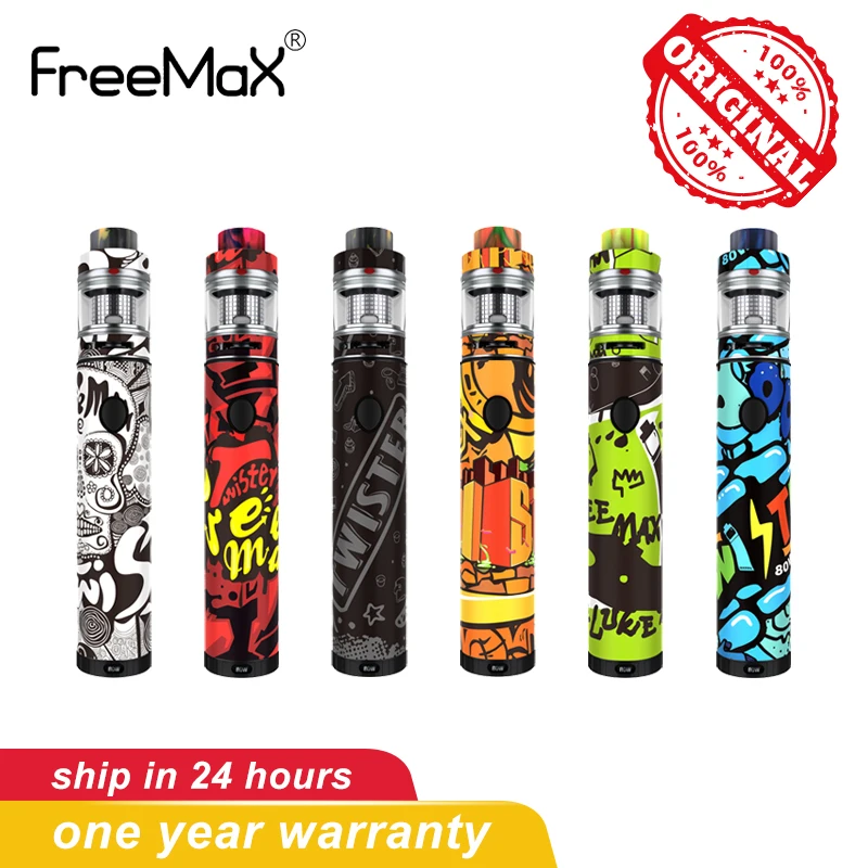 FreeMax электронные сигареты shisha pen Twister 80 Вт вейп ручка комплект 5 мл бак 2300 мАч