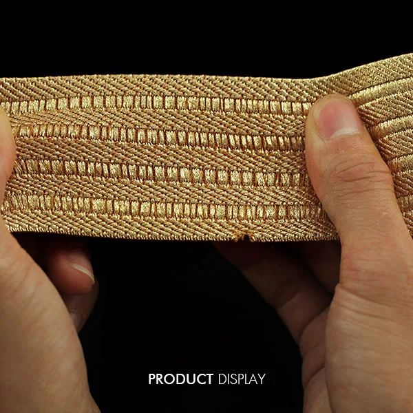 Золотая эластичная лента 50 мм для скрапбукинга кружевная отделка украшения