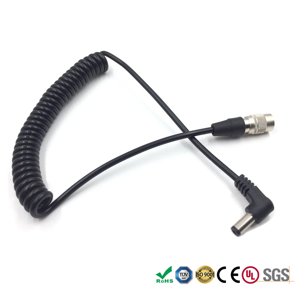 Звуковые устройства 688 664 633 Zoom F8 F4 рекордер спиральный кабель питания DC 5 5x2 мм