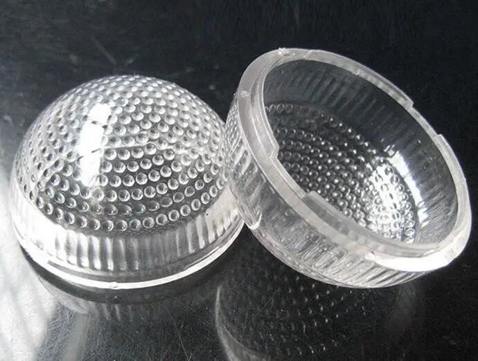 

RTMH-48.5 LED Lampshade, PC Ball Covering, Size: 48.5X26.5mm, Thickness: 2mm ,Transparent Color , Bead surface
