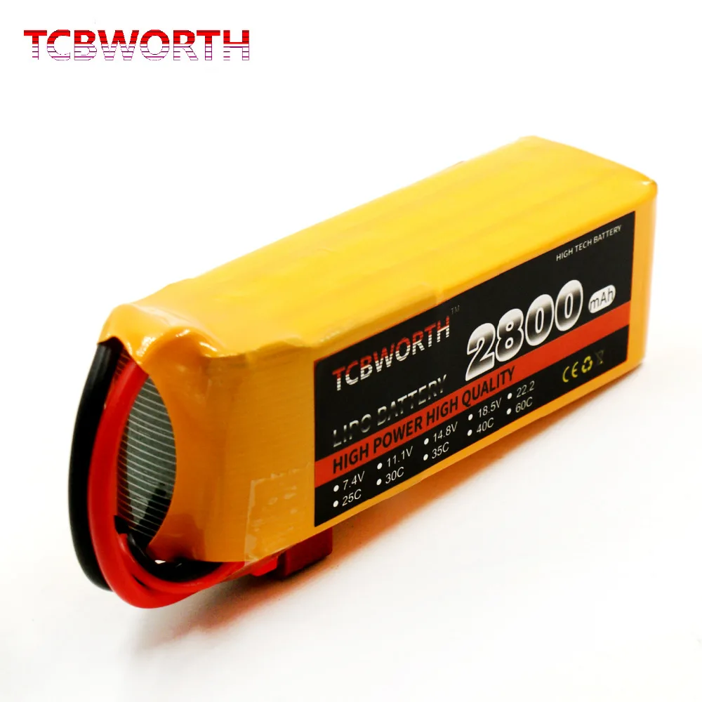 TCBWORTH RC самолет LiPo батарея 4S 14 8 V 2800mAh 30C для Ду Квадрокоптер вертолет Дрон литий