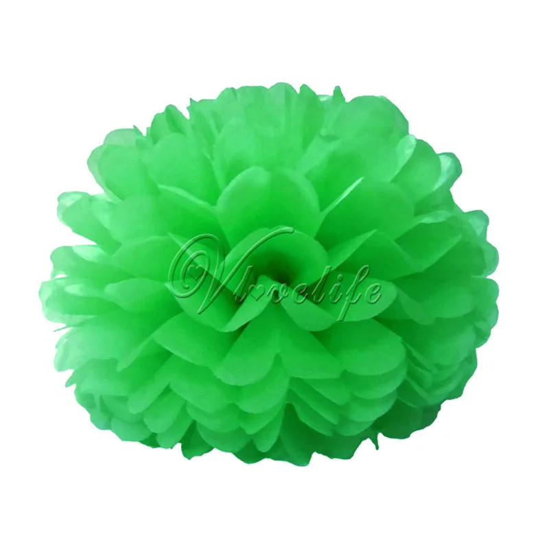 green 10 шт./лот, 8 дюймов, 10 дюймов, 15 дюймов, сделай сам, тканевая бумага, помпоны, мячи для поцелуев, реквизит для свадебной вечеринки, фестиваля, бумажные помпоны, место, ремесло, Декор - Цвет: green