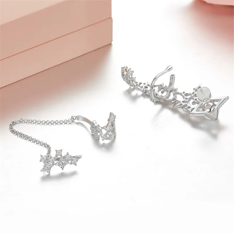 Женские серьги из серебра 925 пробы с фианитами | Украшения и аксессуары