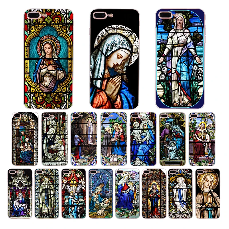 Мягкий силиконовый чехол IMIDO с изображением девы Марии для iphone x xs xr xsmax 7/8plus 6s/6plus 5s