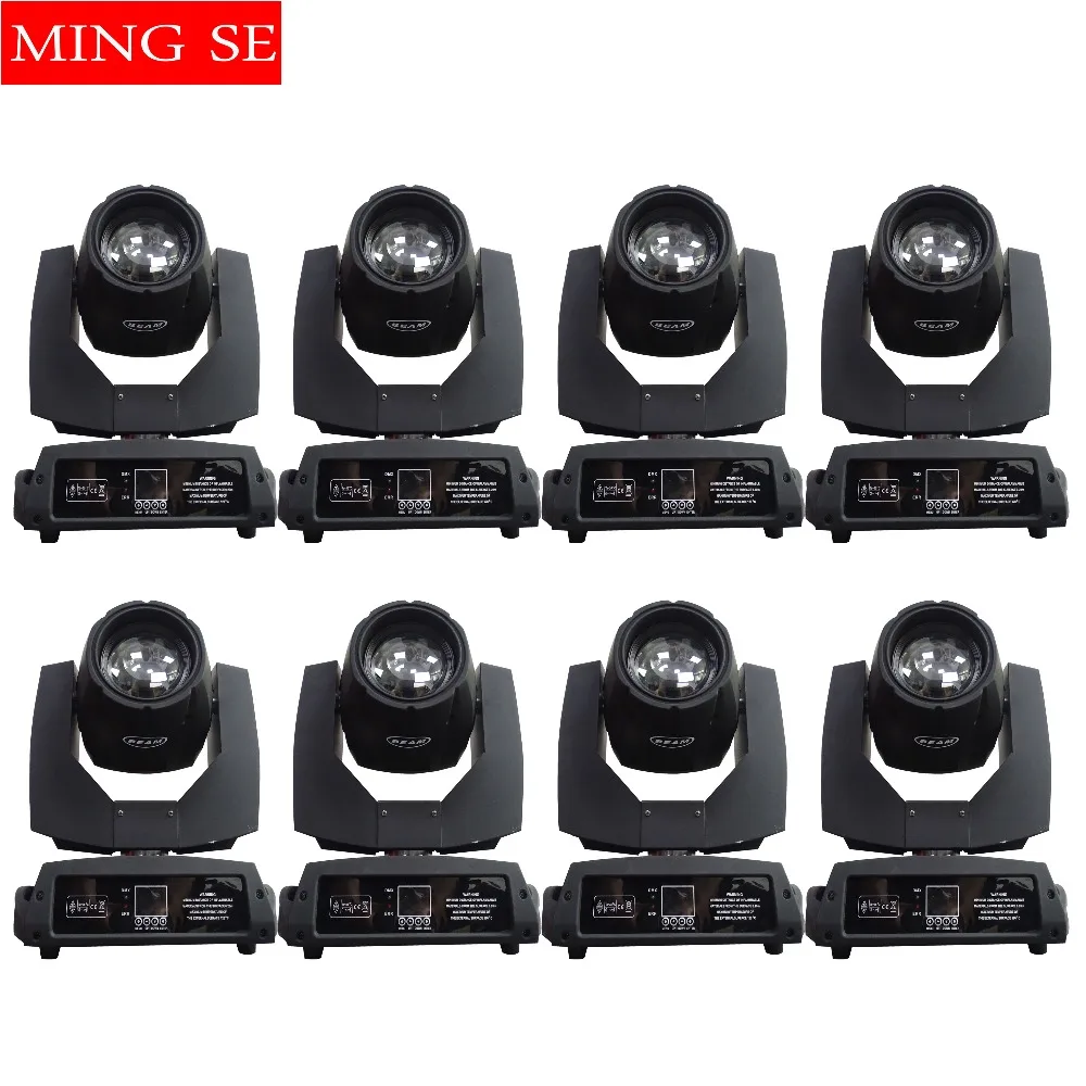 

8Pcs 230w 7r Beam Light Or 4Pcs Flight Case DMX512 Control Moving Head Lights Professional Stage Party Stage Lighting Effect