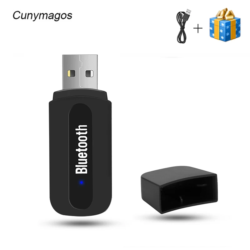 Беспроводной USB Aux Bluetooth приемник музыкальный стерео адаптер AMP Dongle аудио домашний
