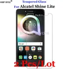 2 шт.лот для Alcatel Shine Lite 5,0 дюйма, закаленное стекло 9H 2.5D, Премиум Защитная пленка для Alcatel Shine Lite 5,0 дюйма