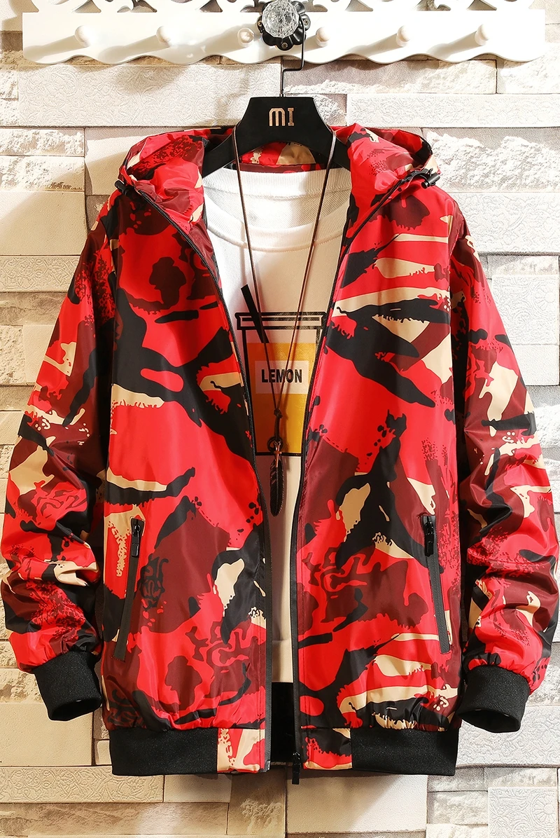 Новинка весна-осень 2019 модная камуфляжная Повседневная Свободная куртка с