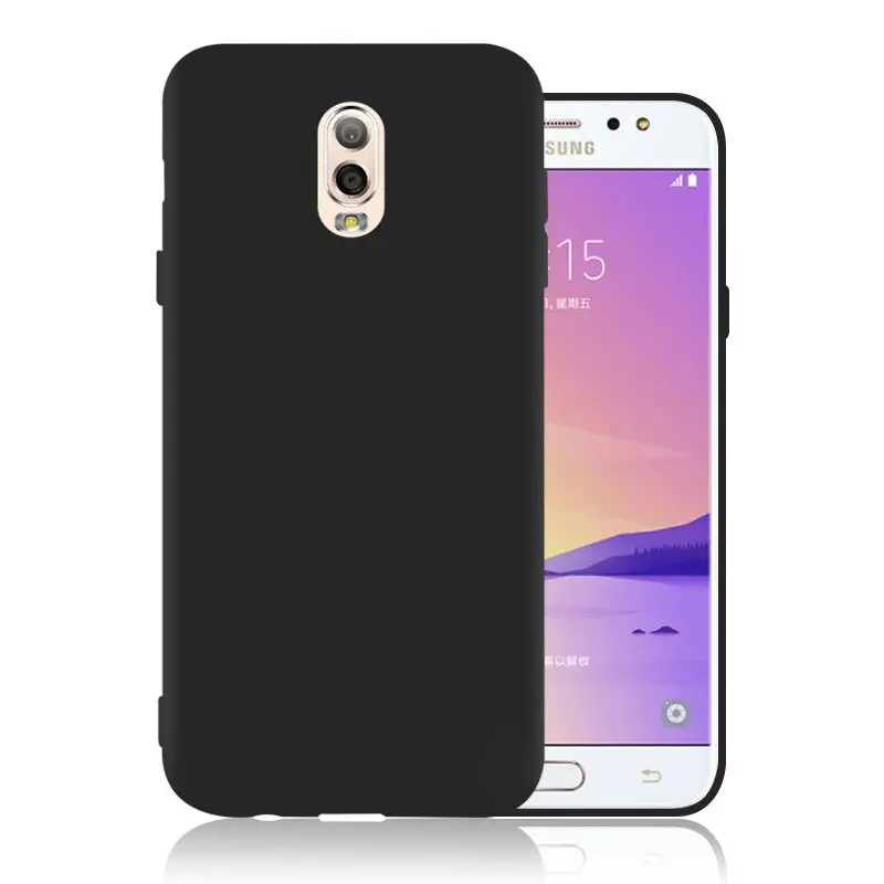 Матовый мягкий чехол карамельных цветов из ТПУ для Samsung Galaxy J7 Plus C8 mix 10 шт./лот |