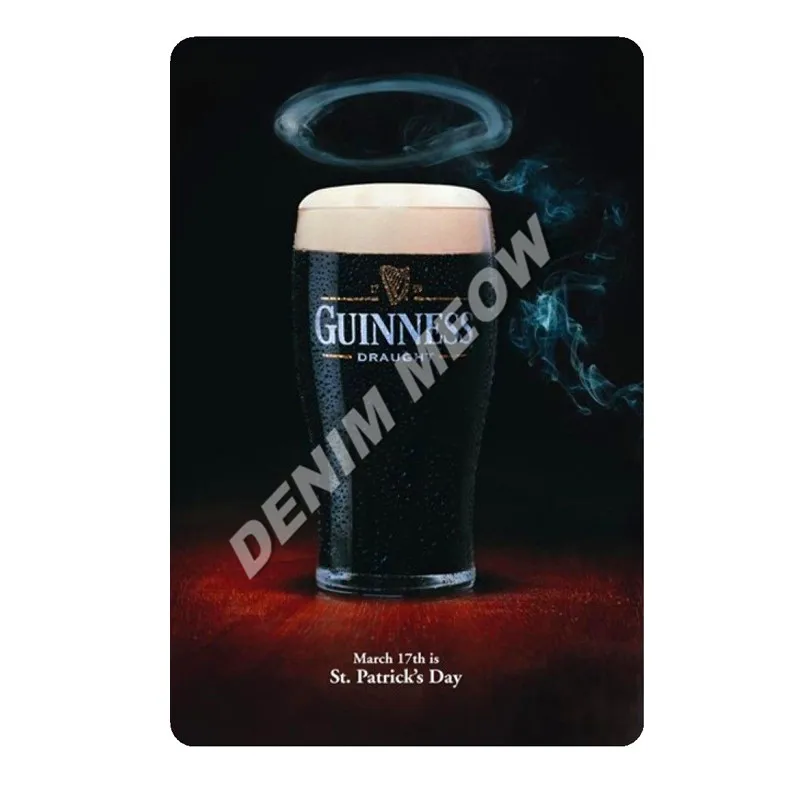 7 My goodth My Guinness металлические жестяные знаки темное пиво винтажная живопись плакат паб казино бар украшения потертый шик домашний декор WY56 - Цвет: 7
