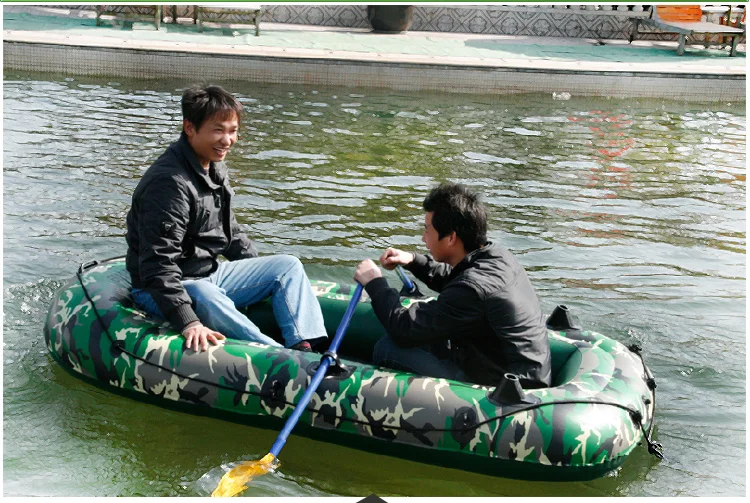 Надувная лодка 2 человека толщина 0 35 мм ПВХ камуфляж|boat shoe|boat hingeboats and kayaks |
