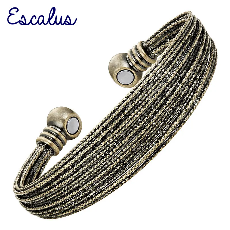 Женский браслет из меди Escalus романтичный био магнитный исцеляющий модный высокое