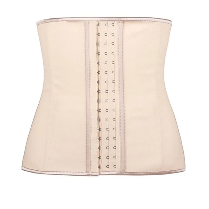 Khaki Корректирующее белье, корсет, поддержка талии, фитнес, Cincher, бюстье, пояс для похудения, Корректирующее белье для тела, для женщин, девушек, Корректирующее белье со стальными костями, боди - Цвет: Khaki