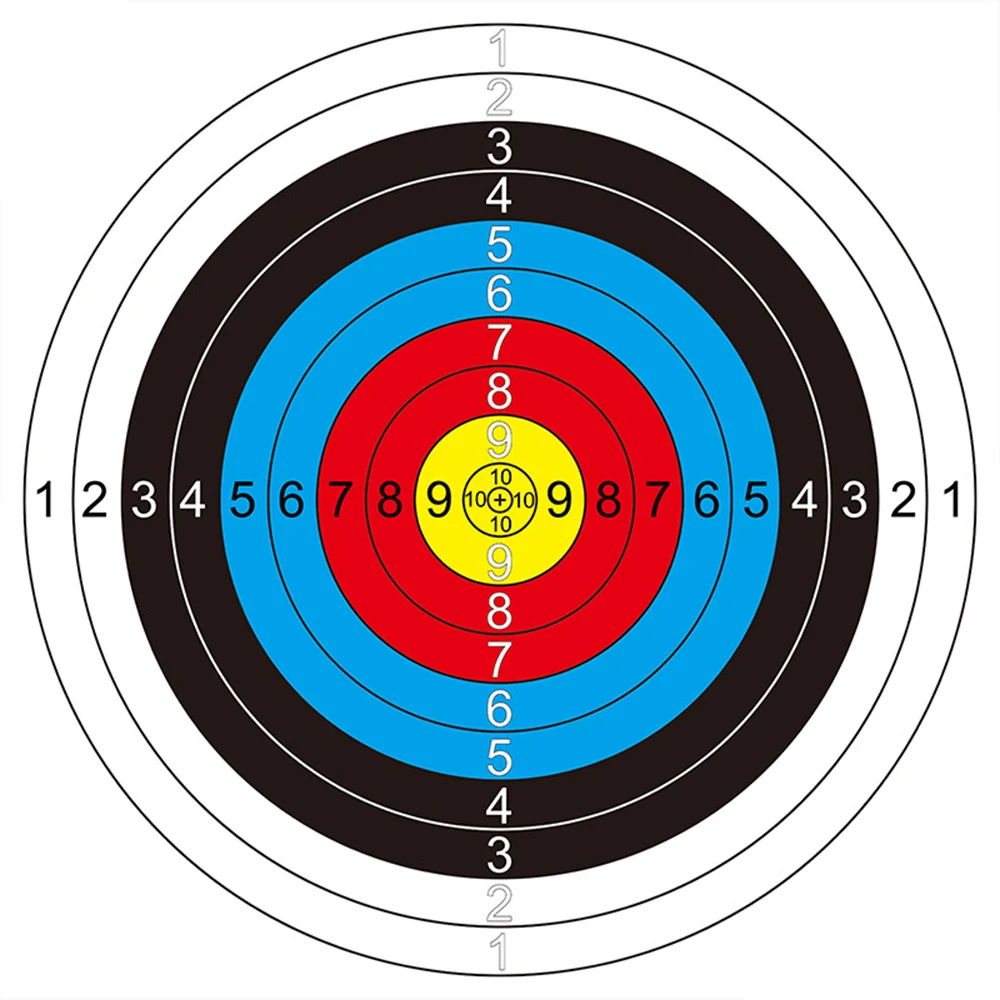 Круглые дротики из бумаги для стрельбы лука аксессуары развлечений тренировки