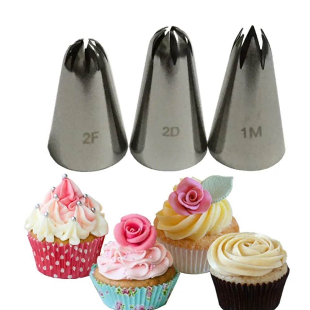 1 шт. м/2D/2F Кондитерские насадки для глазировки крема торта русские кондитерский