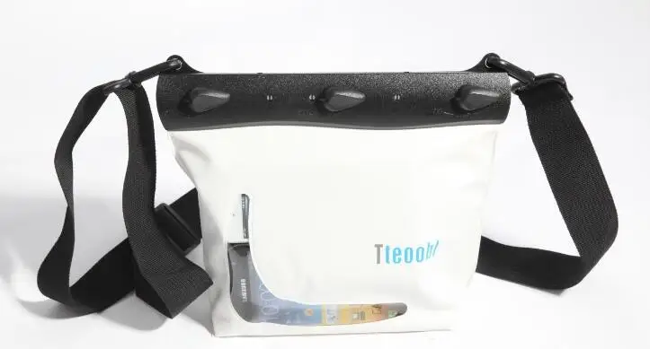 Tteoobl 20 м ПВХ Водонепроницаемый талии сумка Подводные Большой сухой дело против воды сумка для серфинга Плавание подводное плавание рафтинг горнолыжный - Цвет: Белый цвет