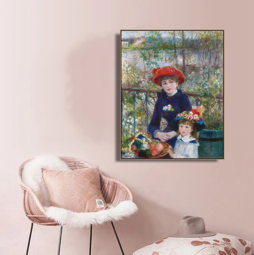 Картина две сестры на террасе | Дом и сад