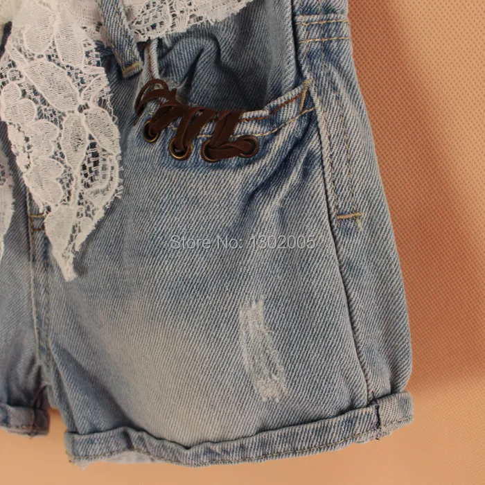 Джинсовые шорты для маленьких девочек летние джинсы детские короткие штаны с