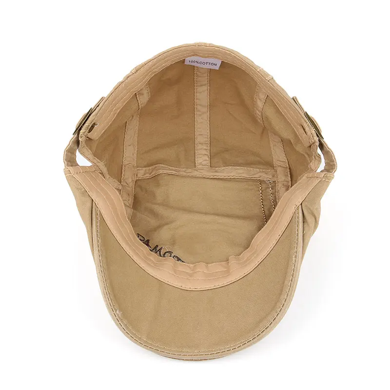 

JOYMAY New Spring Summer Cotton Berets Caps For Men Casual Peaked Caps letter embroidery Berets Hats Y019