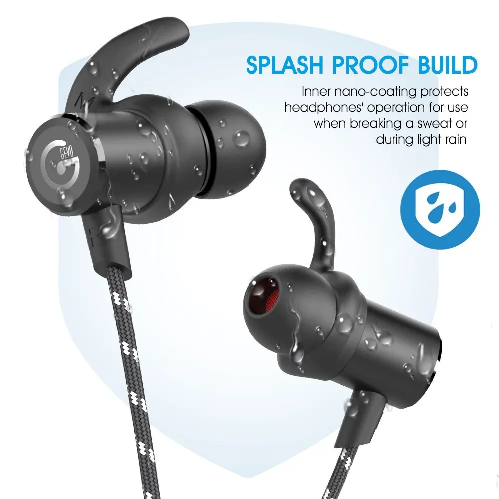 Спортивные наушники GEVO 18BT Auriculares bluetooth гарнитура беспроводные вкладыши для iPhone