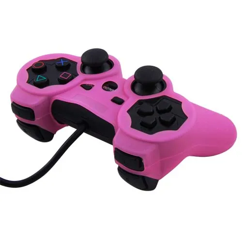 OSTENT защитный силиконовый гелевый мягкий чехол для sony PS2 PS3 контроллер
