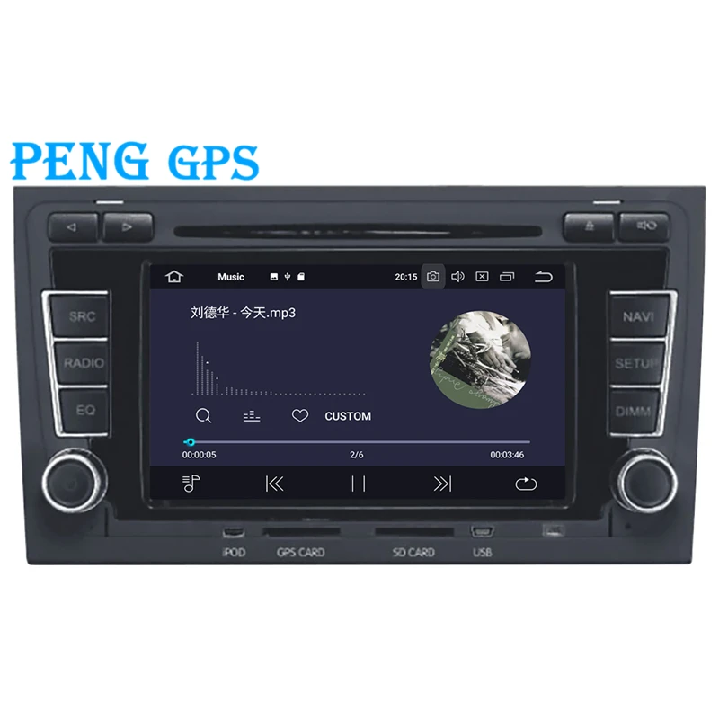 Автомобильный CD проигрыватель на Android 9 0 с GPS навигацией для Audi A4 S4 RS4 2003 2012