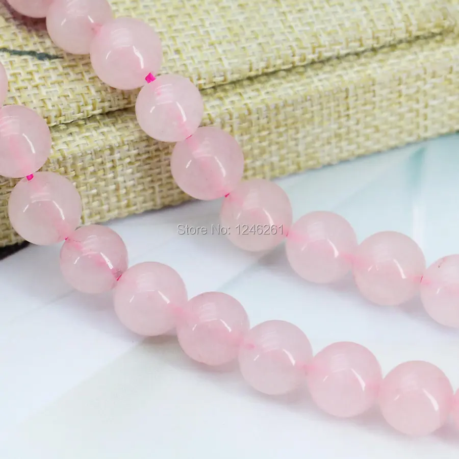 10 мм Высокое качество розовый кристалл круглые аксессуары поделки свободные