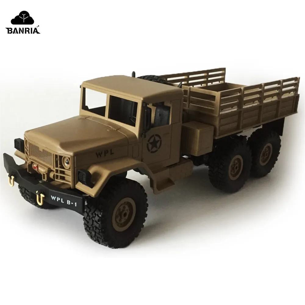 WPL 1/16 Радиоуправляемый автомобиль 6WD внедорожный военный с дистанционным