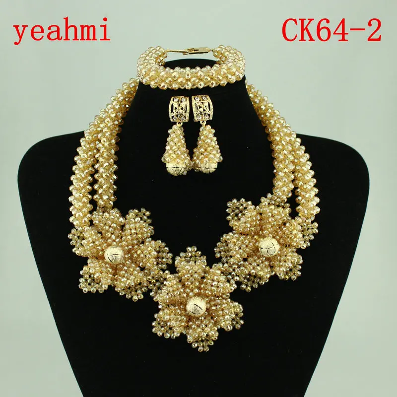 

Fashion Women Jewelry Set African Wedding Party Jewelry Sets Nigerian Statement Necklace Sets Free Shipping CK64-1