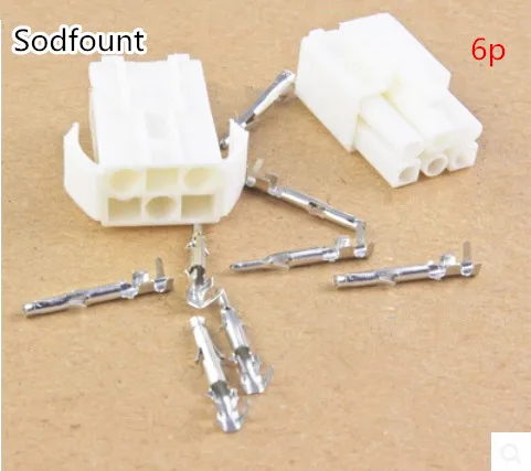 10 комплектов 2/3/4/6/9/12 pin/way наборы маленьких разъемов Tamiya mini Set EL 4 5 мм Штекерный