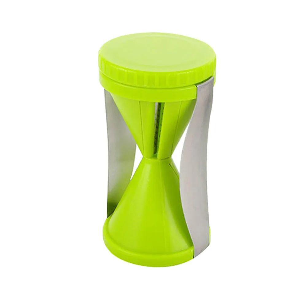 Green Нержавеющая сталь нож Овощной Спираль Slicer Cutter Овощной Spiralizer терка для огурец морковь Творческий Кухня салат инструмент - Цвет: Green
