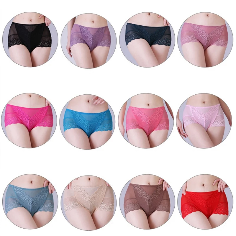 Женские нейлоновые трусики с поясом бесшовные кружевные брифы | Женская одежда