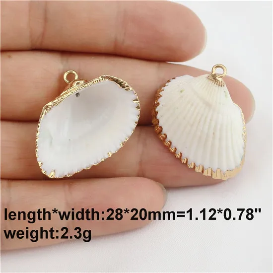 22827 natural shell 2X подвеска в виде раковины из натуральной раковины, подвеска в виде раковины, подвеска в виде раковины, естественная, наугад для самостоятельного изготовления ювелирных изделий, серьги, ожерелья, аксессуары для изготовления - Окраска металла: 22827 natural shell