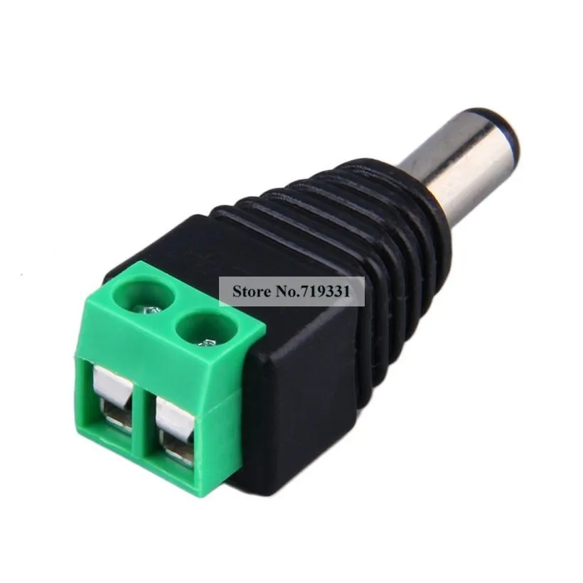 Штекерный разъем питания постоянного тока 10x12 в 2 1x5 5 мм для CCTV|connector adapter|connector