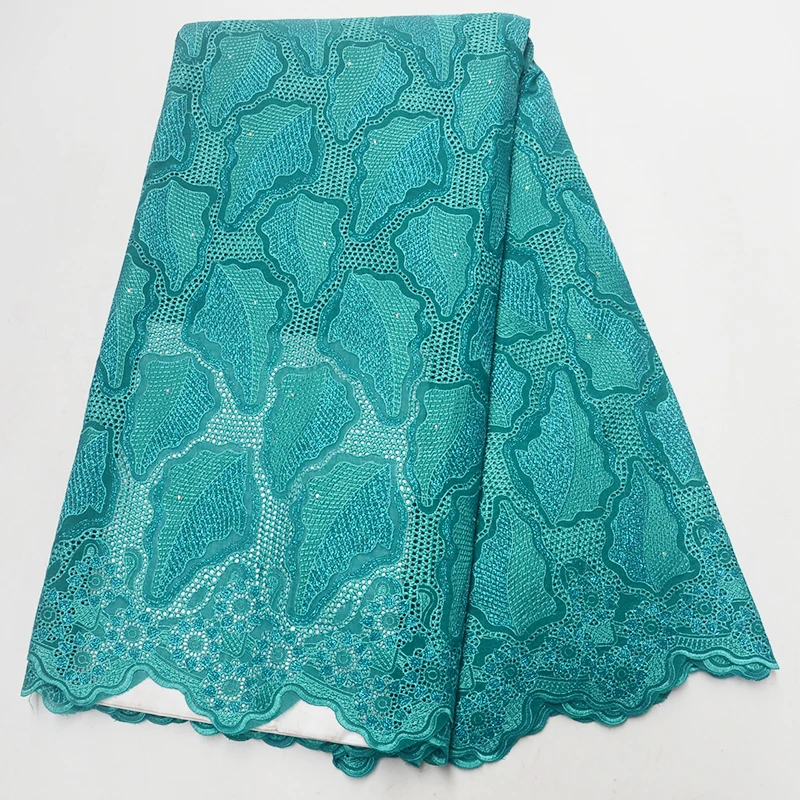 

High Quality Swiss Voile Lace In Switzerland Cotton African Dry Korean Lace Fabric Stones Nigerian Women Men Voile Lace Fabrics
