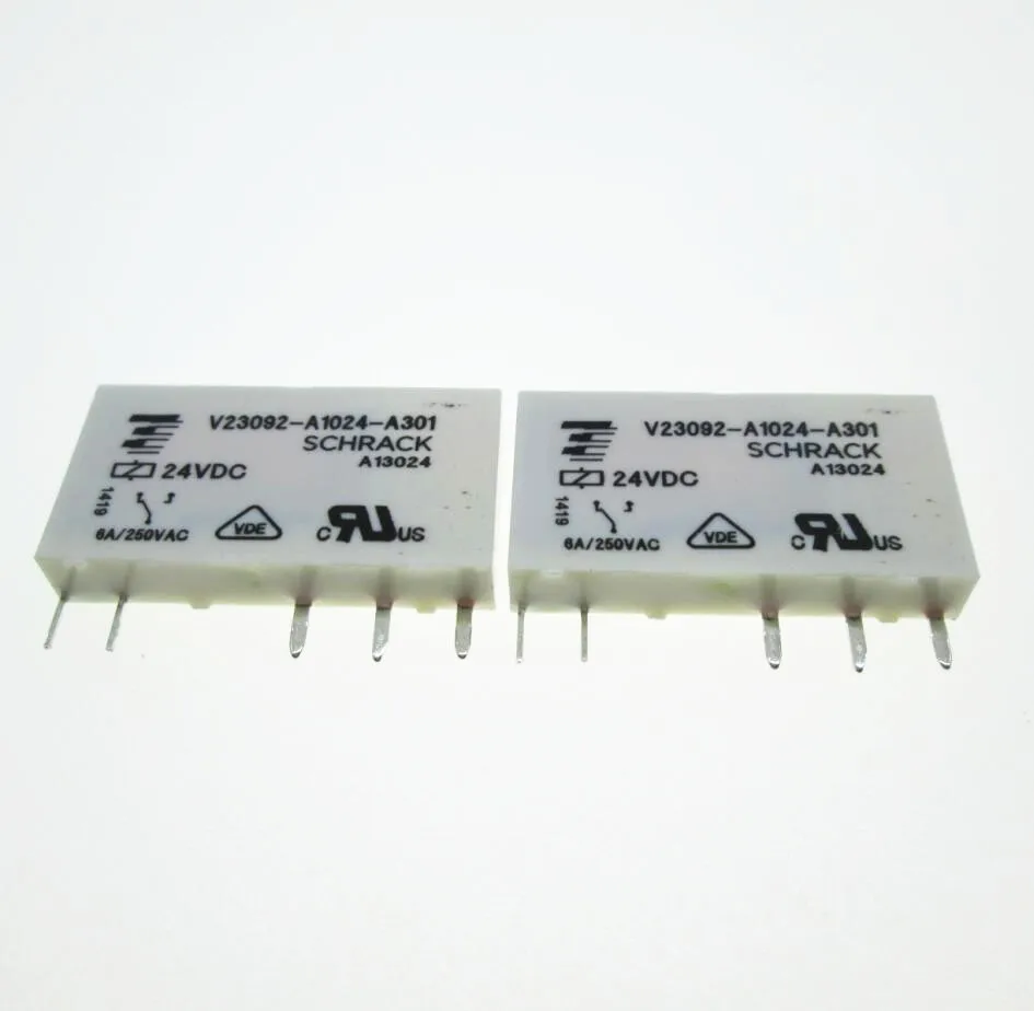 Реле 24 В V23092-A1024-A301 V23092-A1024-A301-24VDC V23092A1024A301 постоянного тока 6 А переменного 5